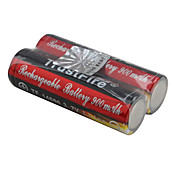 TrustFire protegida tf 14500 3.7v 900 mAh recargable de Li-ion (2-Pack)