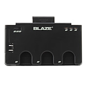 3-In-1 Cartridge Slot Game Selector for Nintendo DS and 3DS (Black)