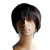 Capless High Quality Synthetic Short Straight Men's Wig