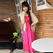 Bohemian Ruffle Edge Slim Dress