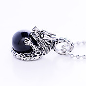Stainless Steel Chinese Dragon Necklace