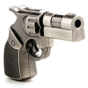 Pennina USB da 32GB modello pistola revolver - Argento