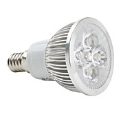 E14 4w 360lm 3000K luz blanca cálida bombilla led punto (85-265v)