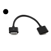 30pin macho a hembra cable de extensión para el iPhone 4, 3GS 4s, 3G, el nuevo iPad y el iPod (20 cm)