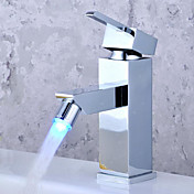 cambia colore portato lavandino rubinetto del bagno - con finitura cromata