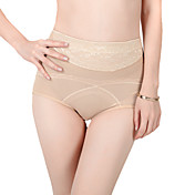chinlon boyshorts cuecas shaper médio cintura
