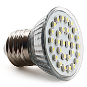 E27 3528 SMD 30-LED White 70-90LM Light Bulb (230V, 1-2W)