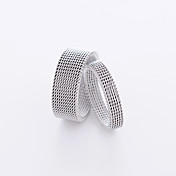 Stainless Steel Sweet Memory Couple's Ring