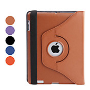iPad 3 PU-Leren Hoes Met Standaard (Roterend)