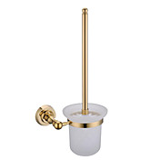 Contemporary Ti-PVD Wall-mounted Toilet Brush Holder