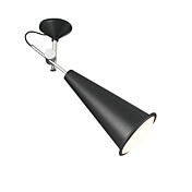 1 - Light Ceiling Light in Black