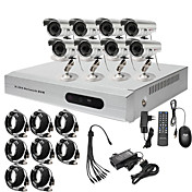 Ultra-Low-Preis 8CH CCTV DVR-Kit (H. 264, 8 Outdoor Wasserdicht Farbkameras)