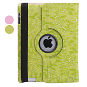 Grape Pattern PU Leather Case and Stand for the New iPad (Pink)