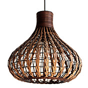 60w contemporâneo cana pendant light design natural