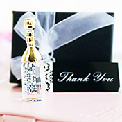 Vintage Crystal Wine Bottle Favor