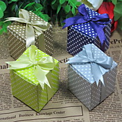 Polka Dots Square Favor Box - Set of 12 (More Colors)