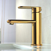 Modern Centerset Ti-PVD Finish Bathroom Sink Faucet