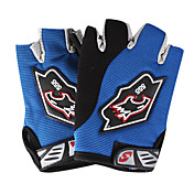 kurze Finger Elastan-und Polyester-Fahrradhandschuhe