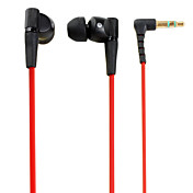 estéreo de alta bajo en auriculares de botón (negro)