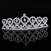 Gorgeous Magnificent Cubic Zirconia In Alloy Tiara