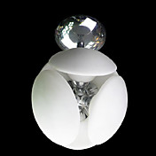 Artistic Pendant Lights with 6 Light White Glass Shade