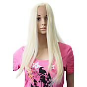 Lace Front High Quality Synthetic Blonde Straight Long Hair Wig