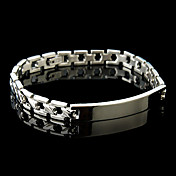 Men's Fashionable Stainless Steel Bracelet (Silver)