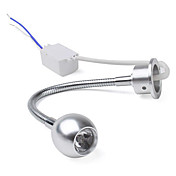1W 90LM 3500K Warm White LED Flexible Neck Mirror Light Bulb with LED Driver (85~265V)