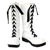 Cosplay Boots Inspired by Black Butler-Ciel Black Shoeslace White