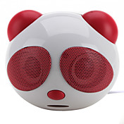 Panda de color rosa en forma de altavoces portátil portátil