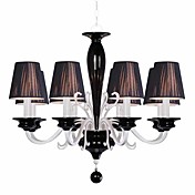 Elegant Ceramic Chandeliers with 8 Lights