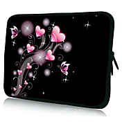corazón de las burbujas de neopreno Funda para laptop de 10 a 15 casos "protectores de MacBook Dell HP Acer samsung