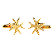Gemelli in oro brillano creativi