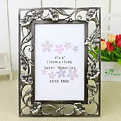 Morning-glory Silver Alloy Photo Frame