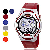 Men's Chronograph And Water Resistant PU Digital Automatic Sport Watches (Assorted Color)