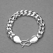 Amazing Silver Plated 10MM S-Clasp Unisex Bracelet