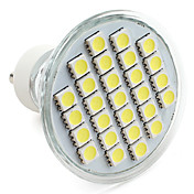 27-5050 smd gu10 4w 300lm 6000-6500K bianco naturale punto lampadina led (220-240v)