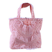 Stylish Fabric Special Occasion Evening Bag With Lace Flower