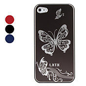Бабочки алюминиевый жесткий футляр для iphone 4 и 4S (разных цветов)