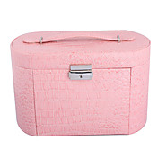 süß Elefantenhautbildung Kunstleder ladies'jewelry Box (weitere Farben)
