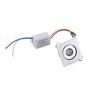 1W 100LM 6500K White LED Ceiling Lamp Down Light with LED Driver (AC 86~265V)