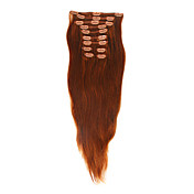 100% Indian Hair 20 Inch 11Pcs Clip In Hair Extensions Multiple Colors Available