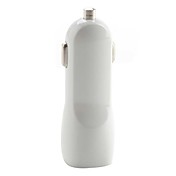 2-In-1 Dual USB Port Car Charger for iPhone iPad iPod Samsung i9100 i9300 i9220 and Other Cell Phones (3A Output)
