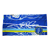 kooplus-menn 100% polyester sykling verneutstyr arm varmere (lys blå)