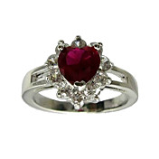 Sea Heart Cubic Zirconia Fashion Ring(More Colors)