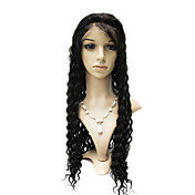 Pizzo frontale dei capelli 100% Brasile profondo Remy parrucca Long Wave