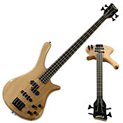 Derulo - (m7) Russisch Ulmen E-Bass mit Gig Bag / Gurt / Picks / Kabel