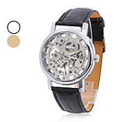 unisex pu reloj de moda analógica mecánica (colores surtidos)