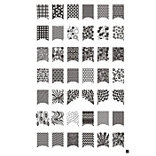 Nail Art 42 Pattern Stamp Stamping Plate Imagen del lazo
