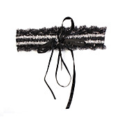 Acrylic/Lace with Ribbons Wedding Garter(More Colors)